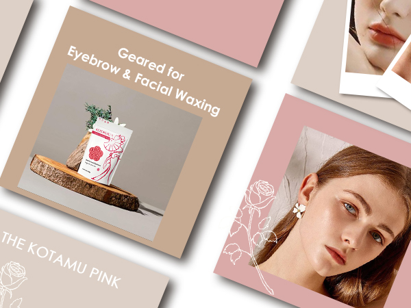 kotamu pink hot wax for facial waxing