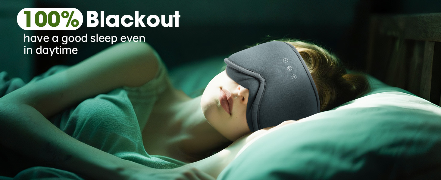 bamboo sleep eye mask bluetooth headphones