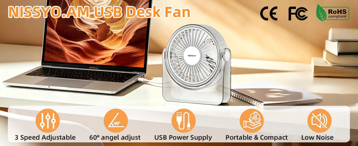 usb desk fan