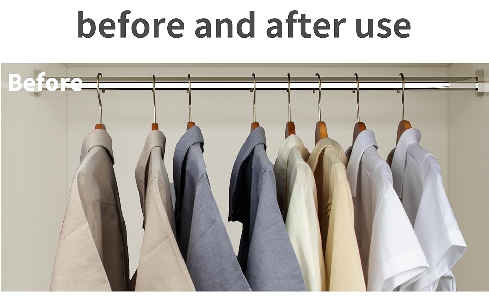 Space saving clothes hooks