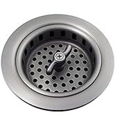 Mr. Scrappy CSB-SS-94 Sink Basket Strainer, Brushed Nickel