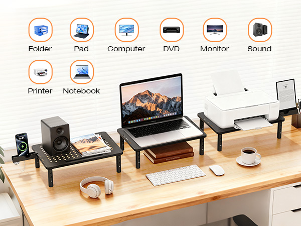 Canyora Computer Monitor Stand Riser with Storage