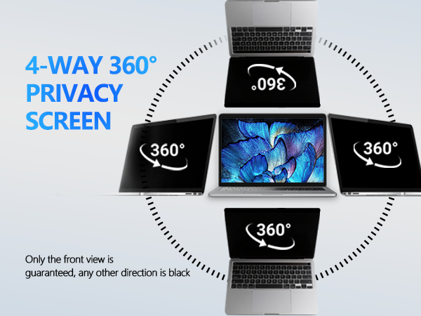 4-Way Laptop Privacy Screen Filter