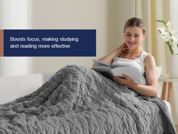 Ultra soft fuzzy blanket on couch, perfect for: Lounging, napping, watching tv, reading a book