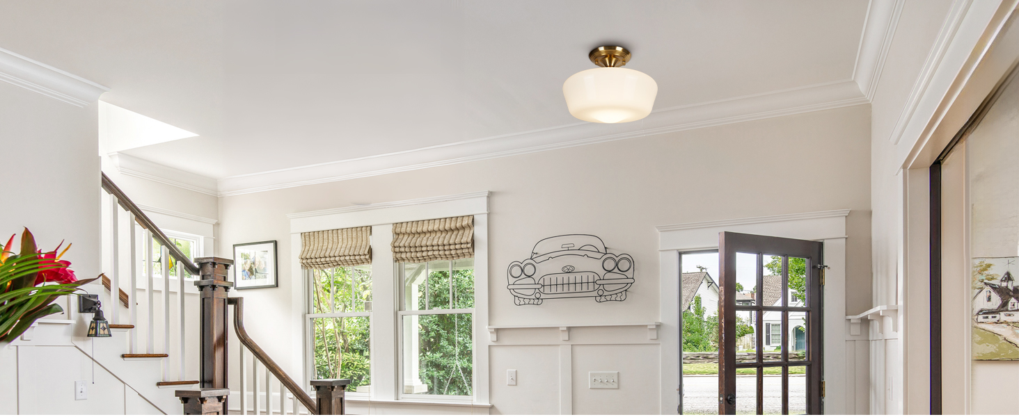 schoolhouse ceiling light