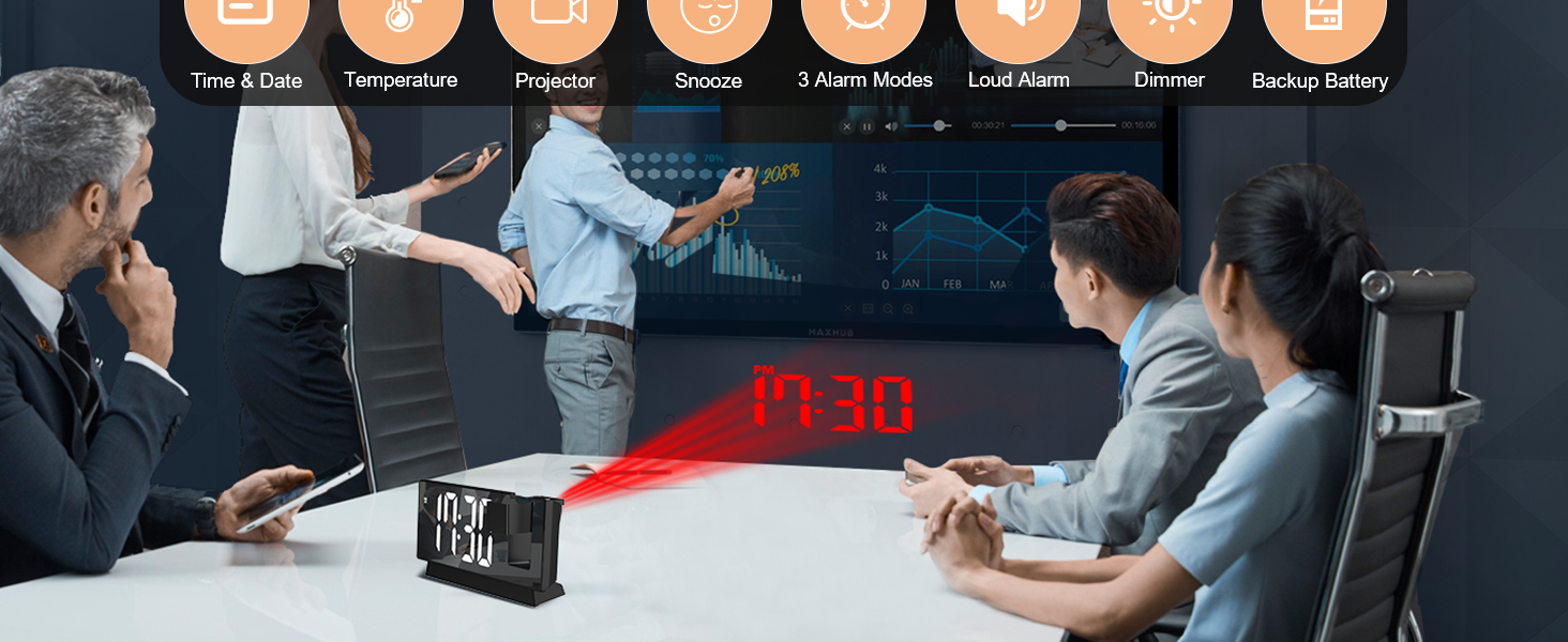 Projection Alarm Clock