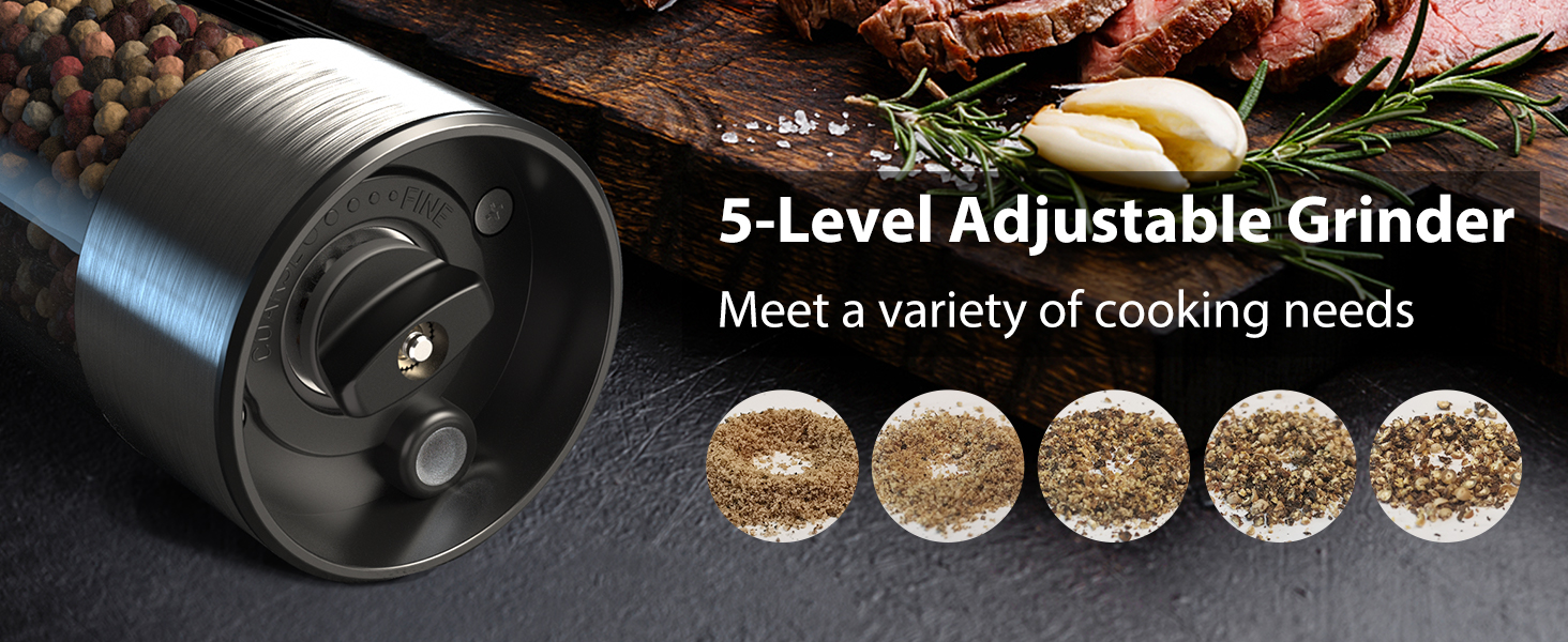 salt and pepper grinder set