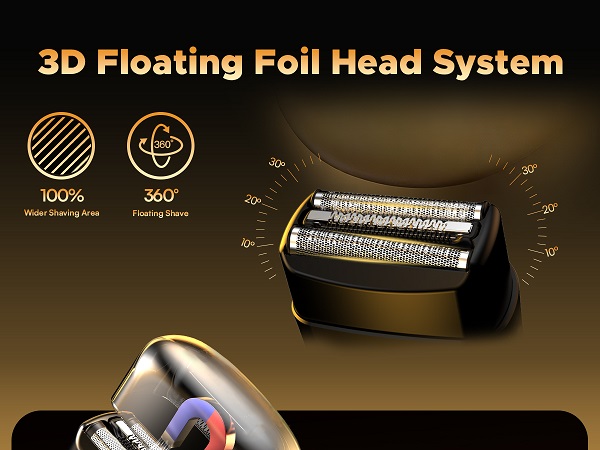 3D Floating Shaving Head