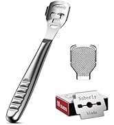 BALUCA Callus Shaver Remover with 10 Replacement Blades – Stainless Steel Comfort Grip Foot Corn ...