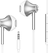 VUM 14-Strand Pure Copper HiFi Stereo Wired Earbuds with Ultra Clear Calls Mic and Volume Control...