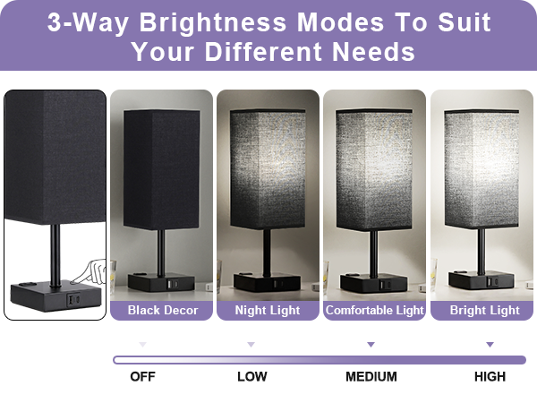 3-way brightness
