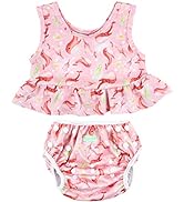 wegreeco Toddler Baby Girls Summer Swimsuit Sleeveless, Infant Baby Girl Bathing Suit, Swimwear T...