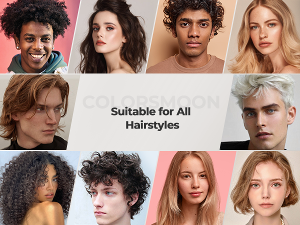 suitable for all hairstyles