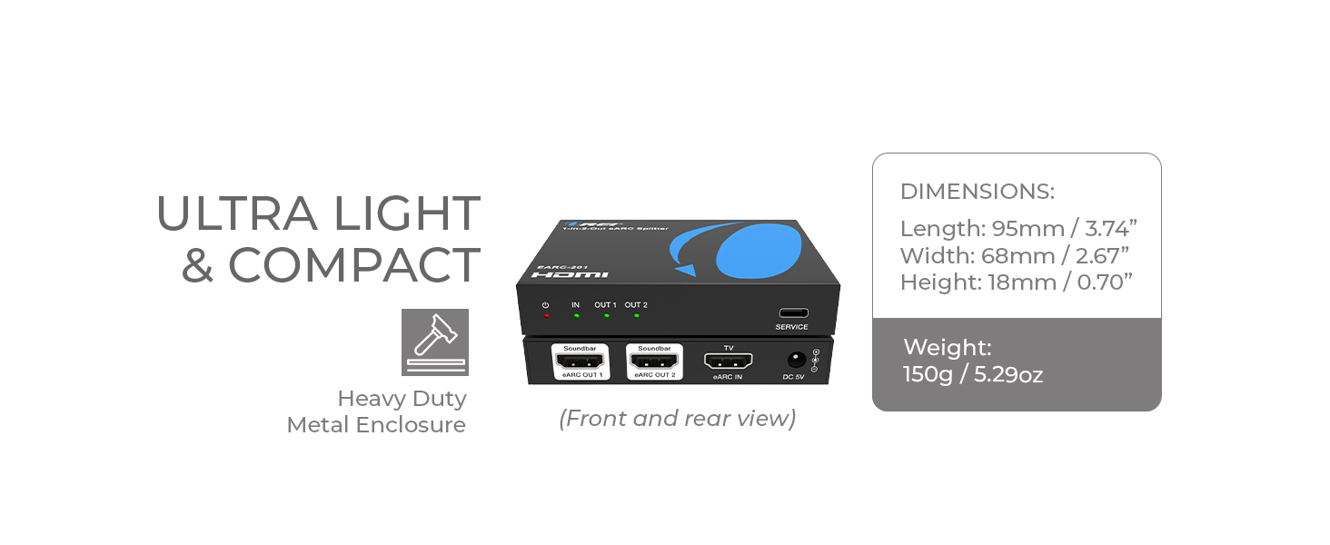 HDMI ARC splitter for TV