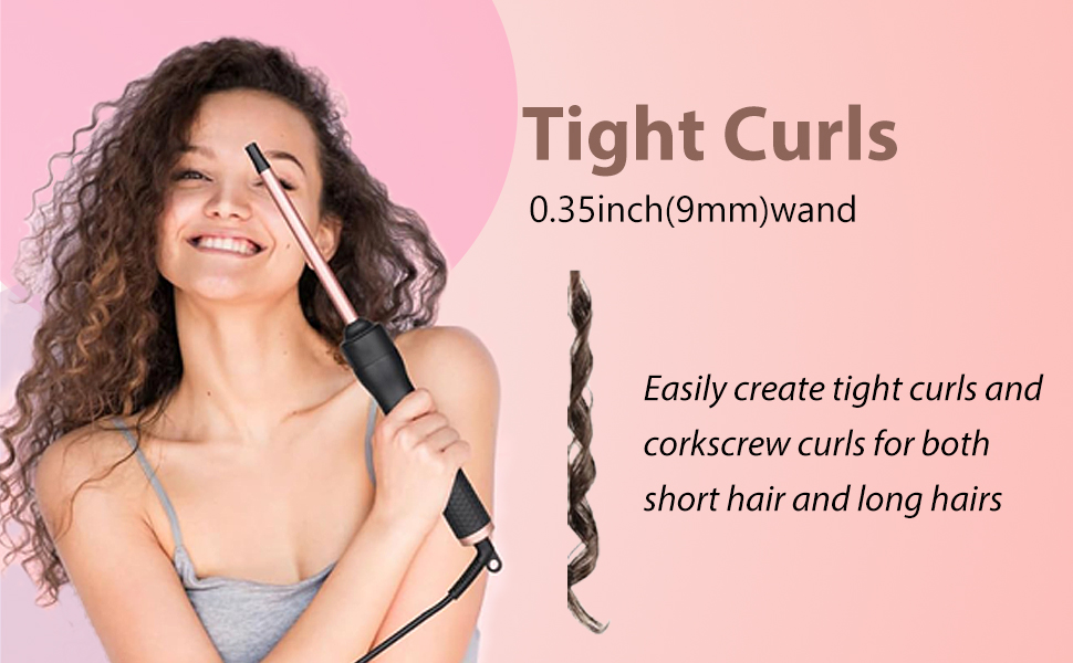 9mm curling iron