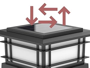 Solar Flame Post Lights
