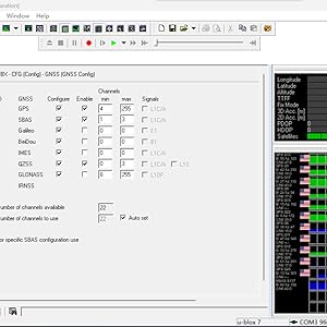 GNSS Software: U-Center