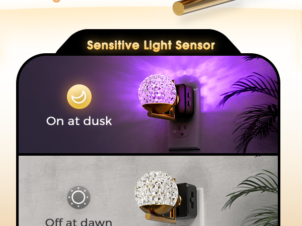nightlights plug in wall