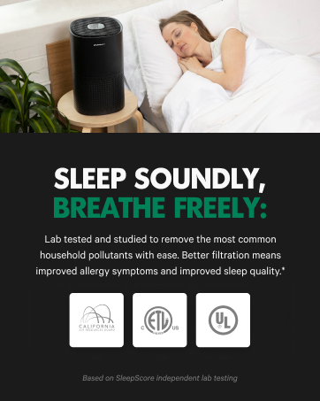 PuroAir HEPA Air Purifier - Sleep Soundly Brathe Freely