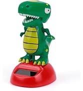 YGMONER Dinosaurs Waving Arms Car Dashboard Dancer Cartoon Style Solar Powered Shaking Ornaments ...