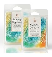 Earnest Living Scented Wax Fragrance Melts Summer Daydream White Musk Grapefruit Patchouli Bergam...