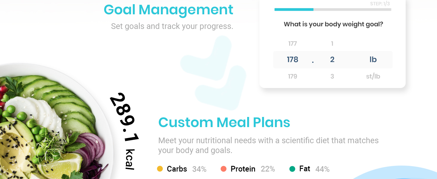 set goals and track your progress