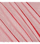 BENECREAT 36x61 Inch Mesh Fabric, Red Mesh Grill Cloth, Slightly Stretchy for Backpack Pocket and...