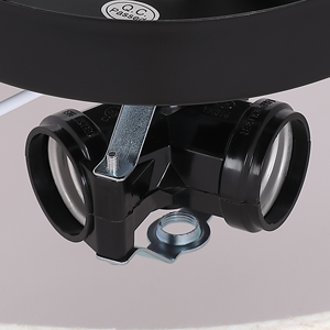 semi flush drum light