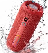 YOLOEMOT Wireless Portable Bluetooth Speaker, IPX7 Waterproof, Enhanced Bass, 12 Hours of Playtim...
