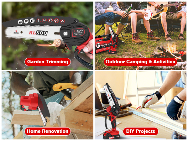 6 Inch Handheld Chain Saw Battery Powered