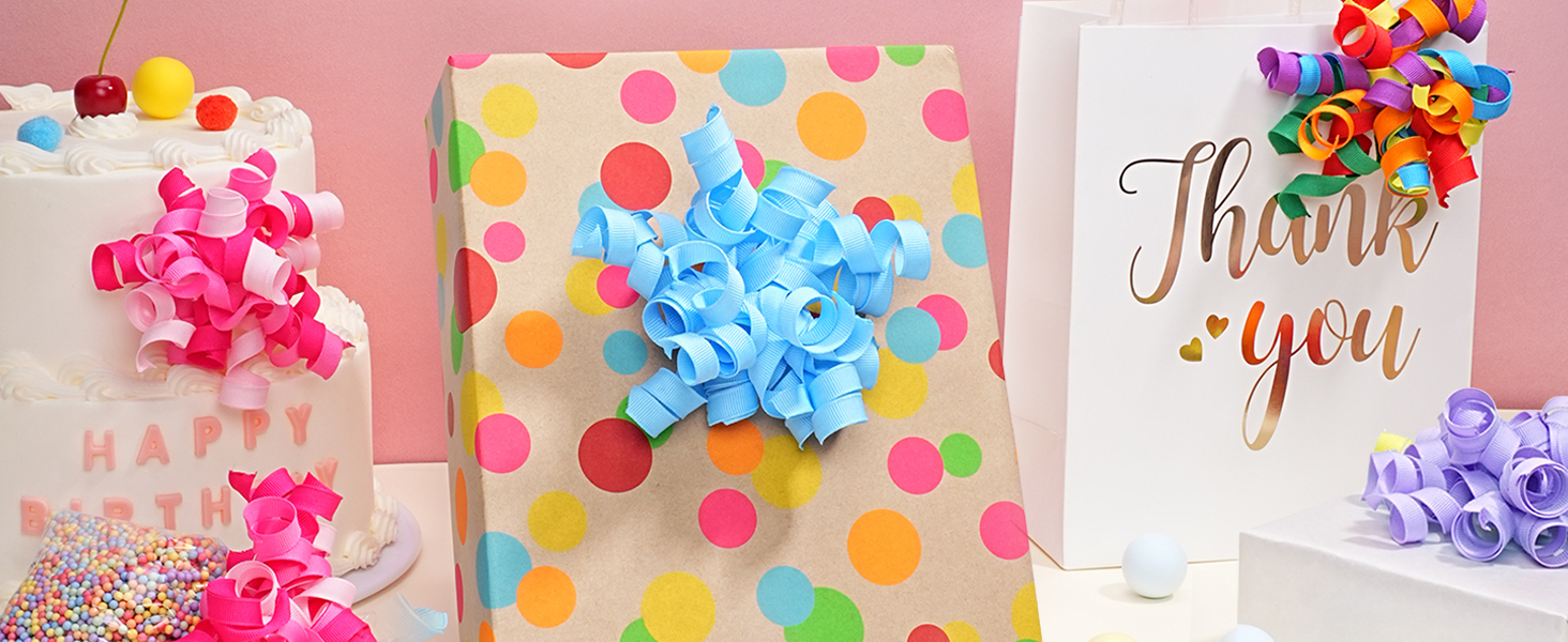 birthday decorations birthday bows for gift wrapping curly bows for gift wrapping