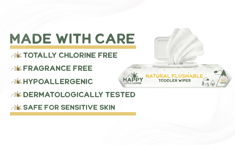 HLC FLushable Wipes