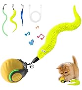 Interactive Cat Toys with Bird Sounds &amp; 7 Speed Modes for Indoor Cats Play | Bird Sounds, 3 Speed...