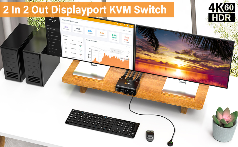 DP kvm Switch