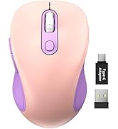 Trueque Wireless Mouse for Laptop, 2.4GHz Ergonomic Computer Mouse with Back &amp; Forward Buttons, 3...