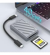 CFexpress Type B Card Reader,USB4.0 40Gbps CF express Cards Type B Reader Supports Ultra Transfer...