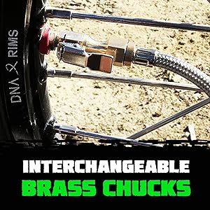 rhino usa 100psi inflator interchangeable brass chucks