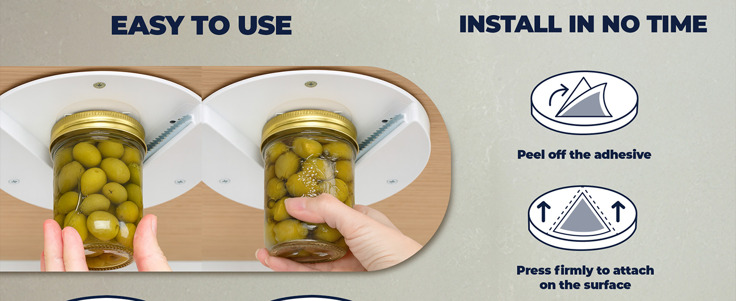 Under Cabinet Jar Opener
