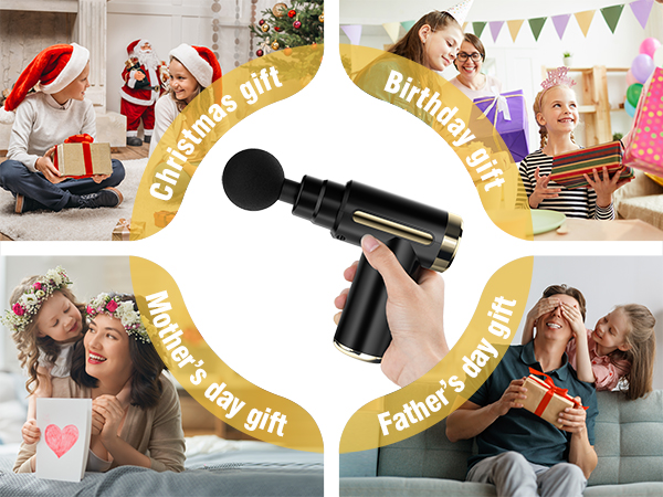 Massage Gun Deep Tissue Back Massage for Athletes for Pain Relief Percussion Massage 4 Massage Head