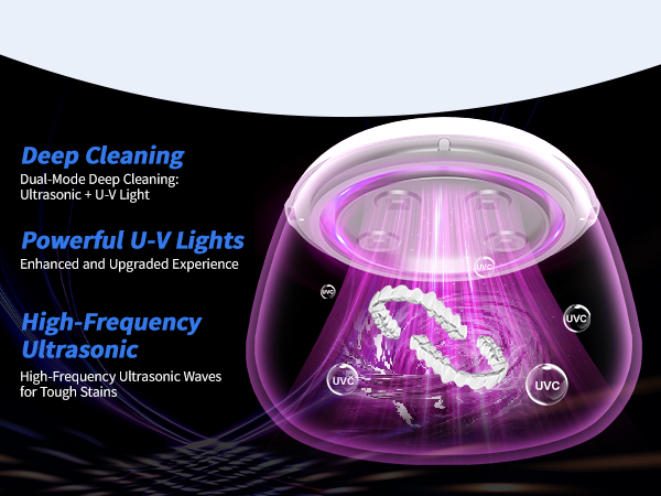 Ultrasonic denture cleaner