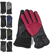 Trail maker 10 Pair Gloves in Bulk Winter Gloves for Adult Women, Men, Warm for Extreme Weather W...