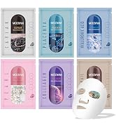 GUOYAOLIFU Facial Masks Skincare Anti Aging Capsule Face Masks Skin Care 6 Sheets, Hydrating and ...