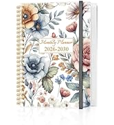 2026-2030 Monthly Planner - 60 Month PLanner Calendar from January 2026 to December 2030, 5 Year ...