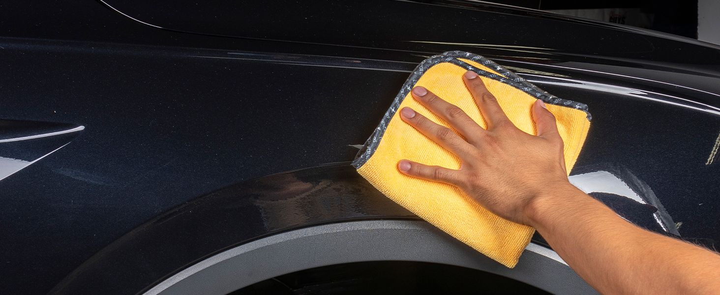 Ultra-absorbent microfiber towels engineered for swirl-free car care and effortless cleaning results