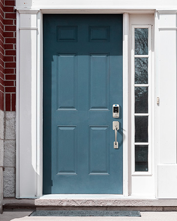 keyless entry door lock deadbolt with handle set
