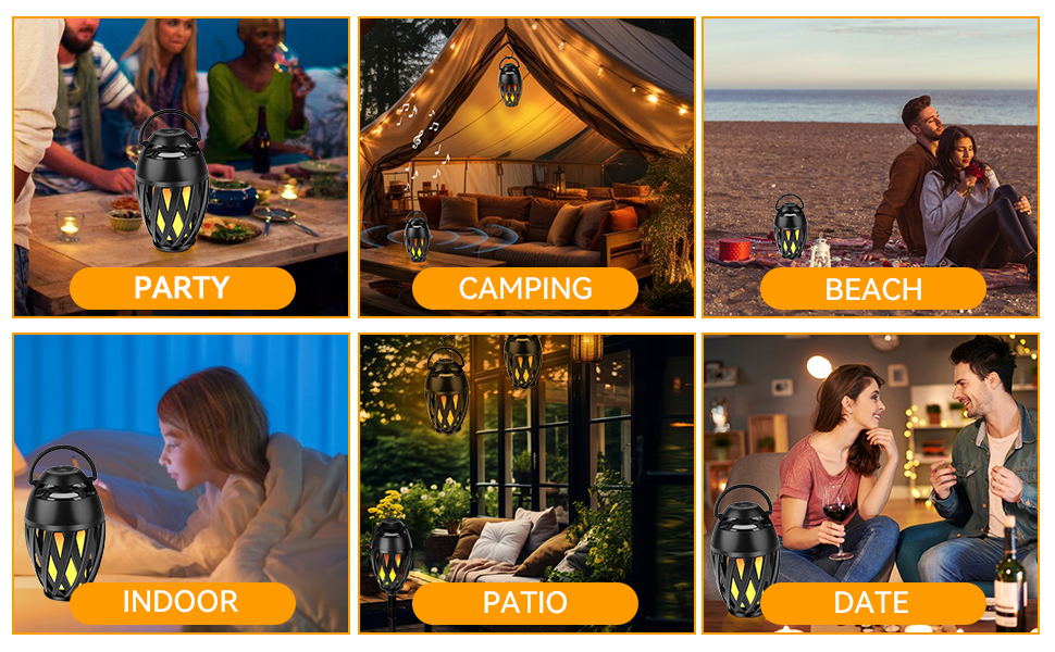 PARTY CAMPING BEACH INDOOR PATIO DATE