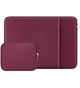 RAINYEAR 14 Inch Laptop Sleeve Case Protective Soft Padded Zipper Cover Carrying Computer Bag wit...