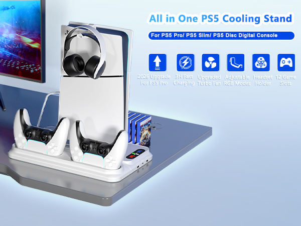 ps5 cooling stand