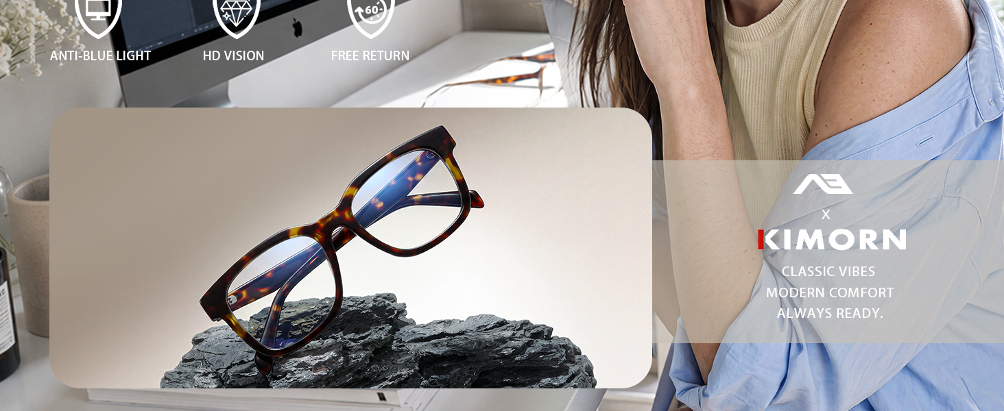 blue light glasses for woman