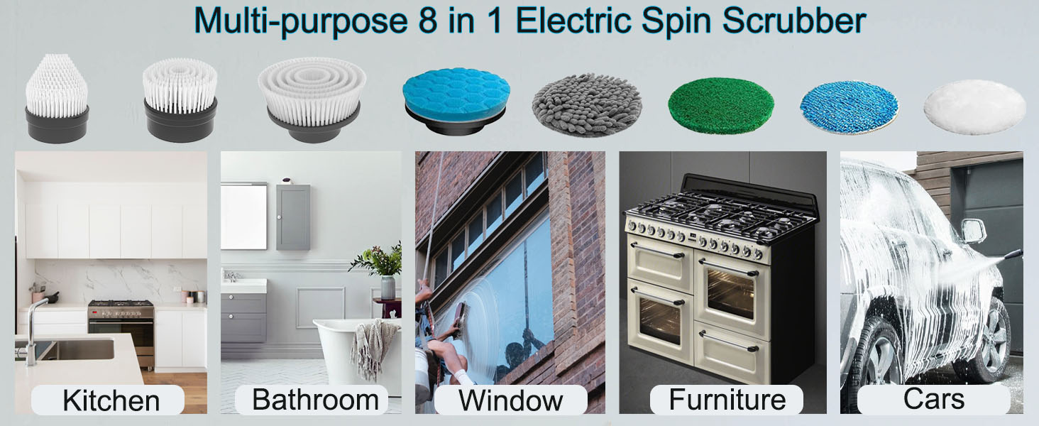 MGLSDeet Electric Spin Scrubber